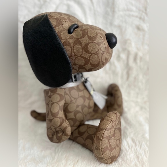 New Coach X Peanuts Snoopy Collectible Doll In Signature Canvas Retail: $650 - Picture 3 of 5